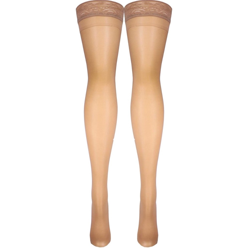 Sheer Compression Stockings 15-20 ND size L